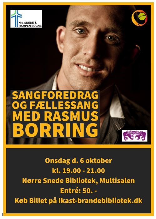 Sangforedrag og fællessang med Rasmus Skov Borring
